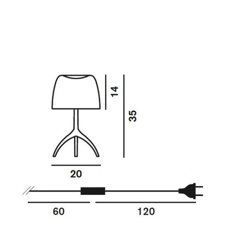 Foscarini Lumiere Small table lamp
