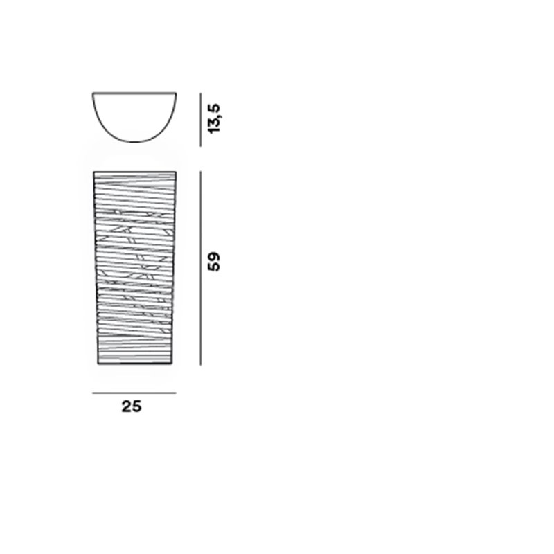 Foscarini Tress Wall Large Wandlampe