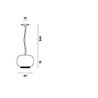 Foscarini Chouchin Reverse 1 Color suspension lamp