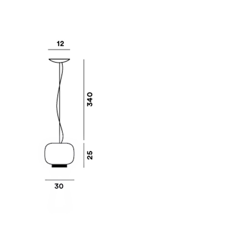 Foscarini Chouchin Reverse 3 Led suspension lamp