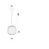 Foscarini Spokes 2 Midi My Light Hängelampe