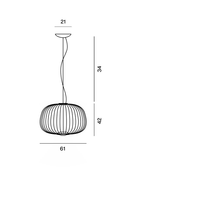 Foscarini Spokes 3 suspension lamp