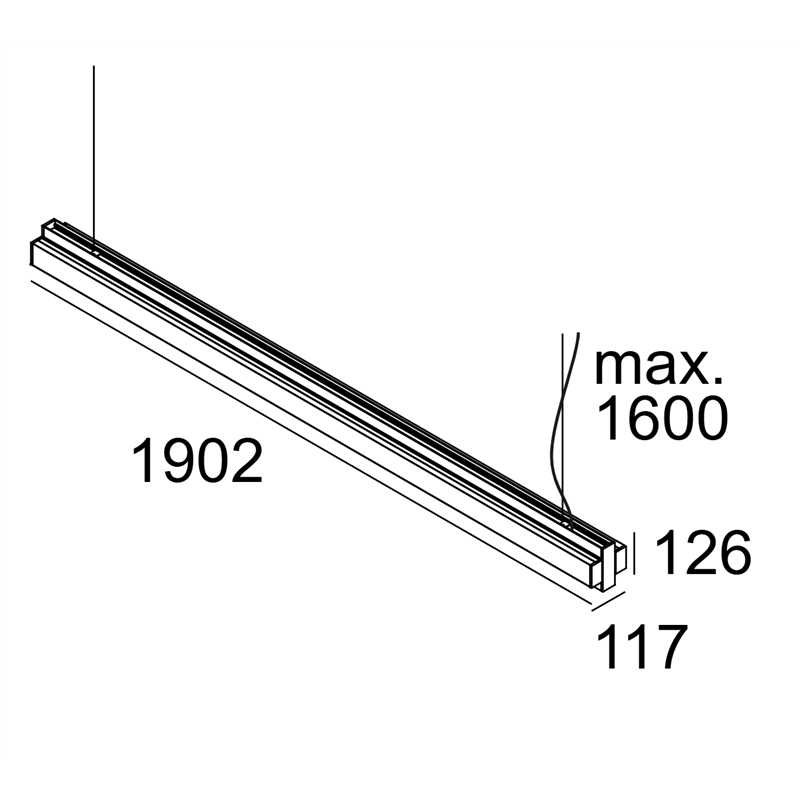 Delta Light One-And-Only P20 Down-Up suspension lamp