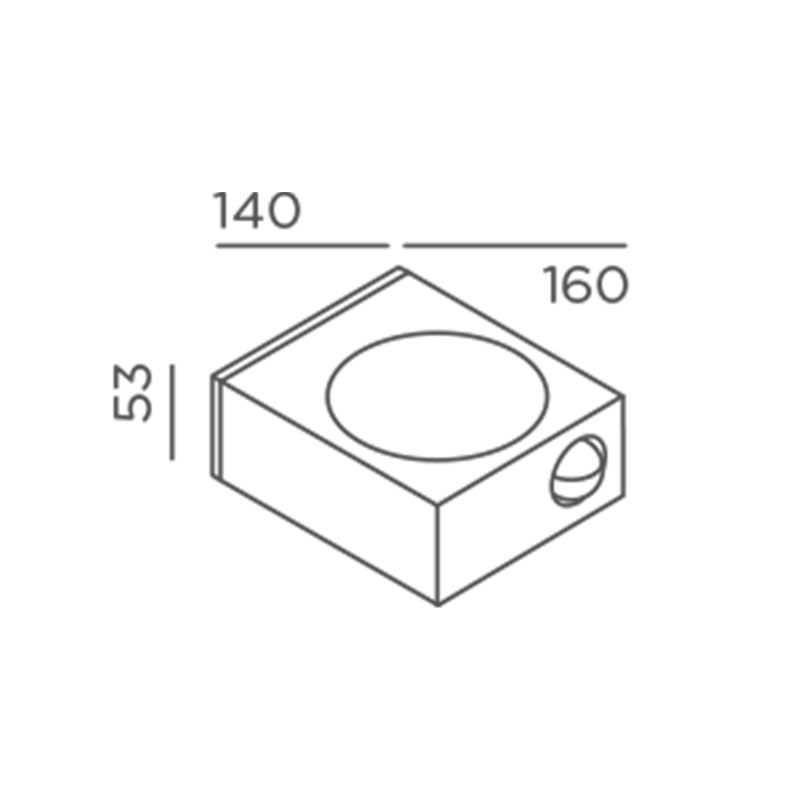 IP44 Luci Control Wall Lamp