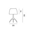 Foscarini Lumiere 30Th Grande Table Table Lamp