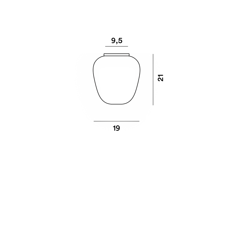 Foscarini Chouchin 3 Reverse Ceiling Ceiling Lamp