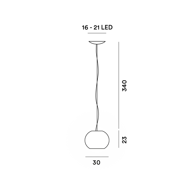 Foscarini Buds 3 Susp. 10M Suspension Lamp