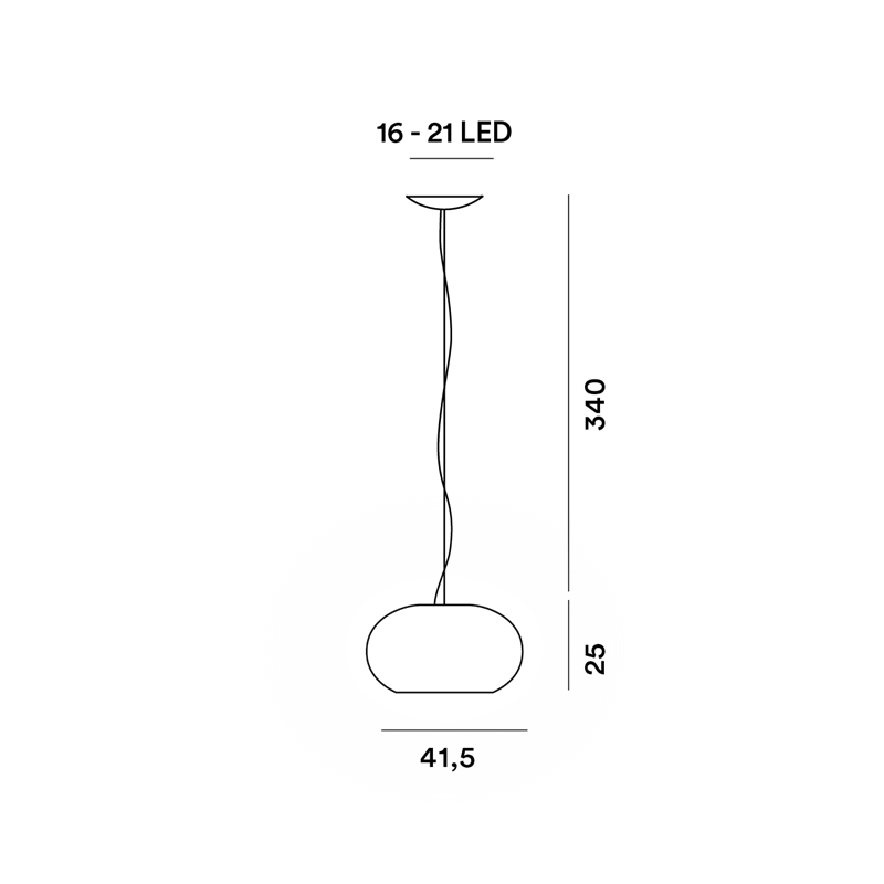 Foscarini Buds 2 Susp. 10M Suspension Lamp