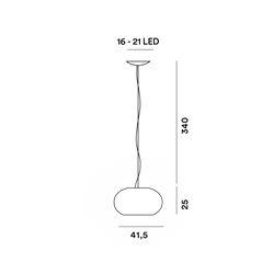 Foscarini Buds 2 Led Susp. 10M Suspension Lamp