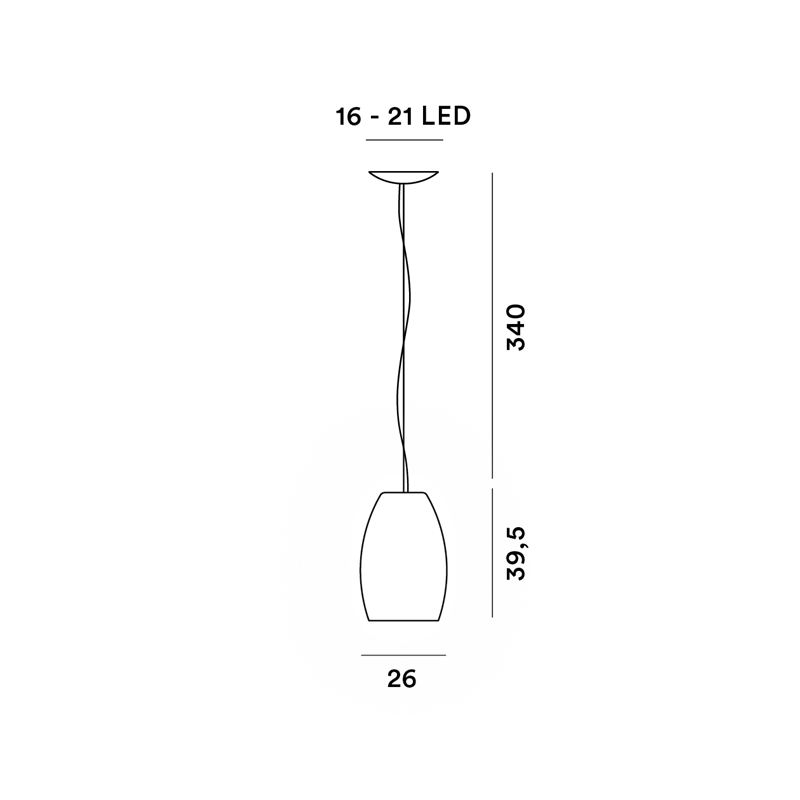 Foscarini Buds 1 Led Susp. 10M Suspension Lamp
