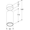 TAL TWIST SURFACE MOUNTED BASE 230V 36° MAINS DIMM Deckenleuchte