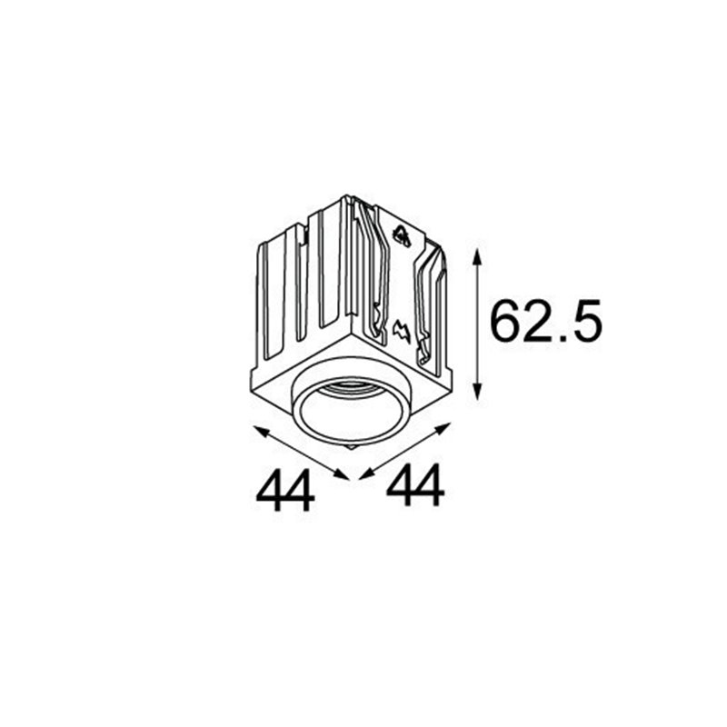 Modular Lighting Qbini round out LED GE Einbaustrahler - Schwarz - 2700K - Flood - Outlet