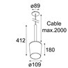 Modular Lighting Tulip blossom (power feed recessed) E27 Hängelampe - Outlet