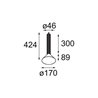 Modular Extruded suspended 300 LED warm dim