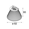 Modular Magnetic reflector Ø82 LED