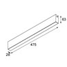 Modular Pista surface mounted LED Gear 48V 150W (for surface installation) Ceiling lamp