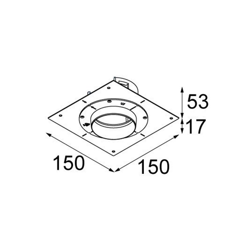 Modular Concrete kit 150x150Ø70