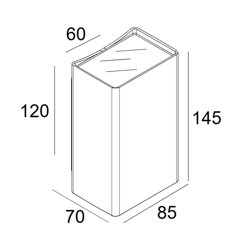 Delta Light Nocta Sq85 Sp wall lamp