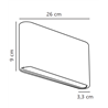 Nordlux Kinver 26 [IP54] wall lamp - Outdoor