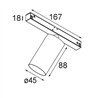 Modular Minude Track 48V Adjustable 45 1x LED