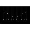 Vibia Algorithm 10X Lineal suspension lamp