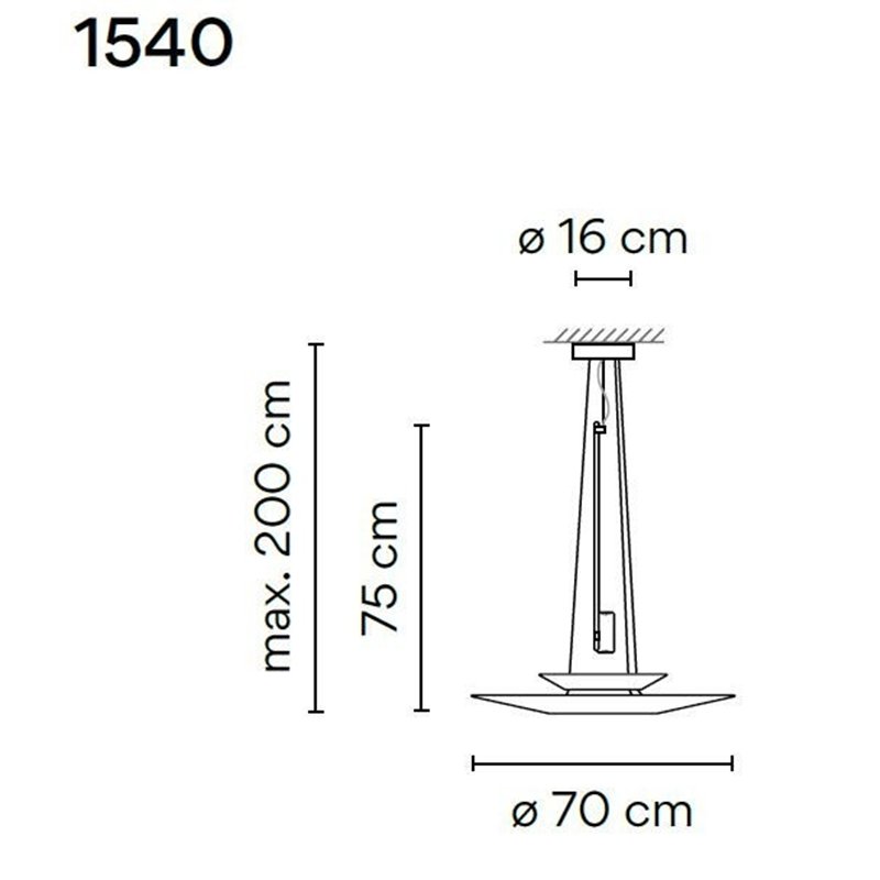 Vibia Flamingo 1X suspension lamp