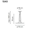 Vibia Flamingo 1X suspension lamp