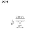 Vibia Funnel 50 Led ceiling lamp