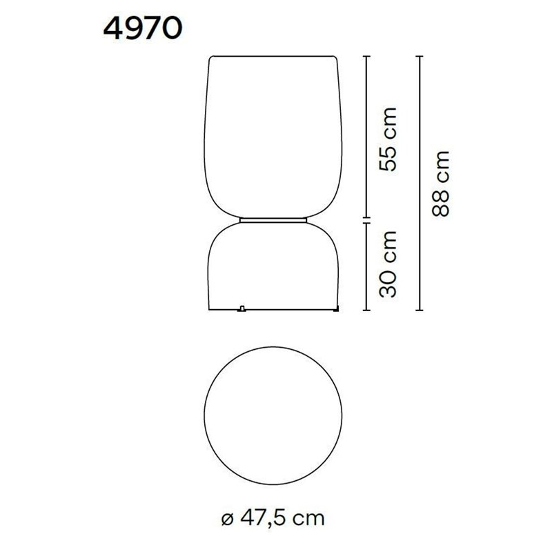 Vibia Ghost 88 table lamp