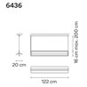 Vibia Kontorno Open 122 suspension lamp