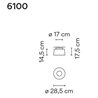 Vibia Tube 28,5 ceiling lamp