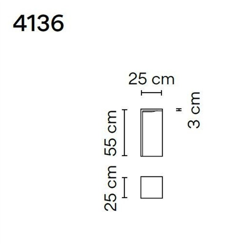 Vibia Empty 55 garden lamp