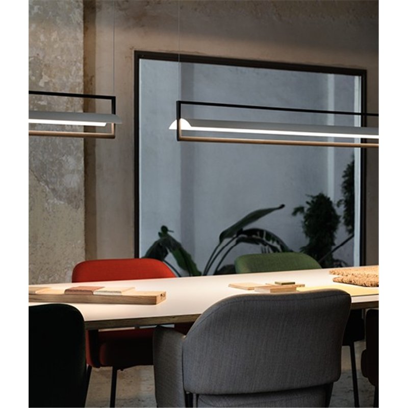 Vibia Kontorno Closed 92 - 6474 suspension lamp