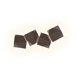 Vibia Origami Quad - 4508 wall lamp