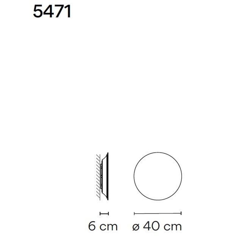 Vibia Puck Wall Art 40 wall lamp
