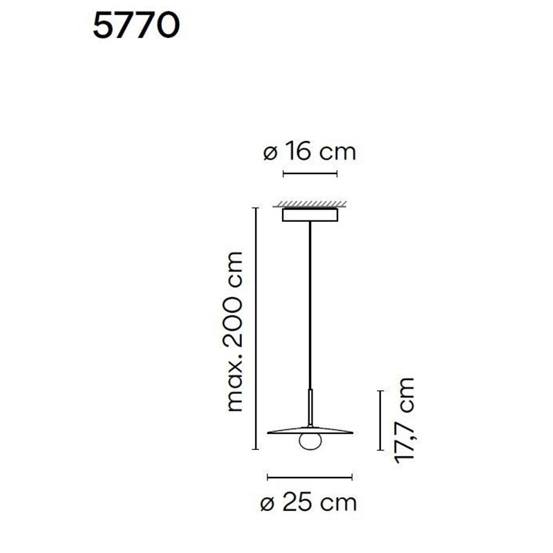 Vibia Tempo 25 suspension lamp