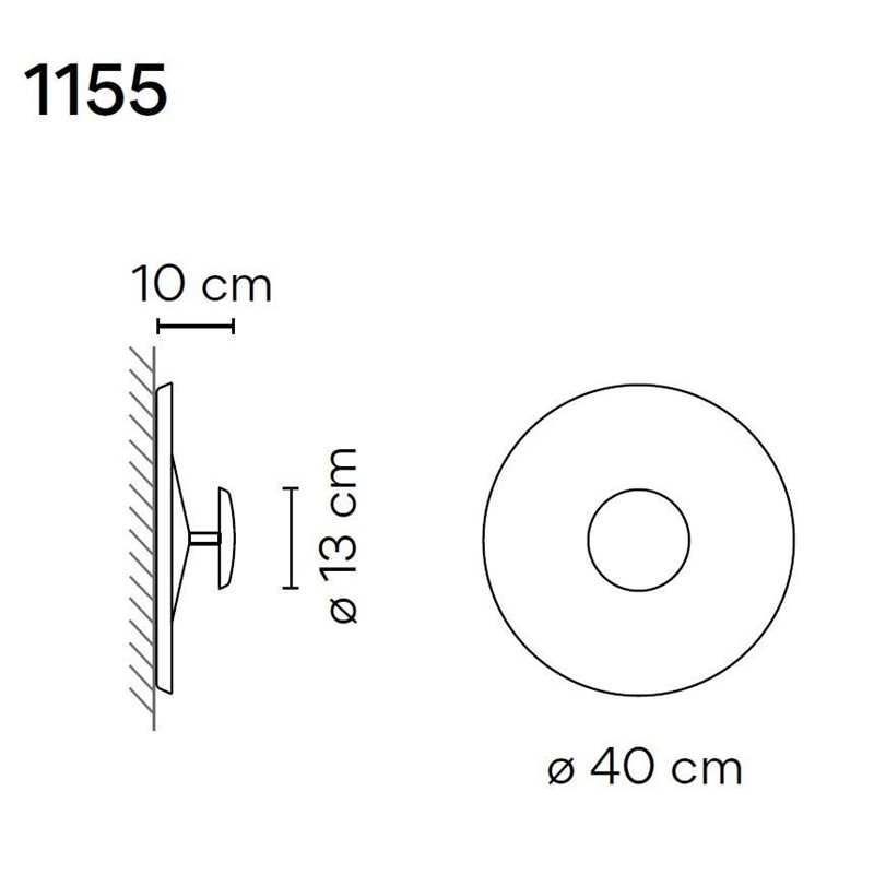 Vibia Top 40 wall lamp