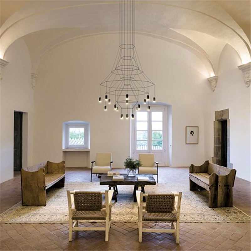 Vibia Wireflow Chandelier 279 - 0315 suspension lamp