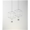 Vibia Wireflow Octagonal 150 suspension lamp