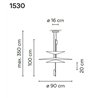 Vibia Flamingo 3X Small suspension lamp