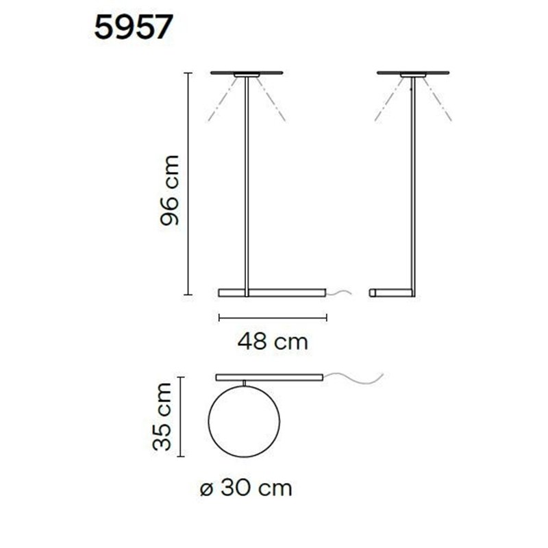 Vibia Flat 96 floor lamp