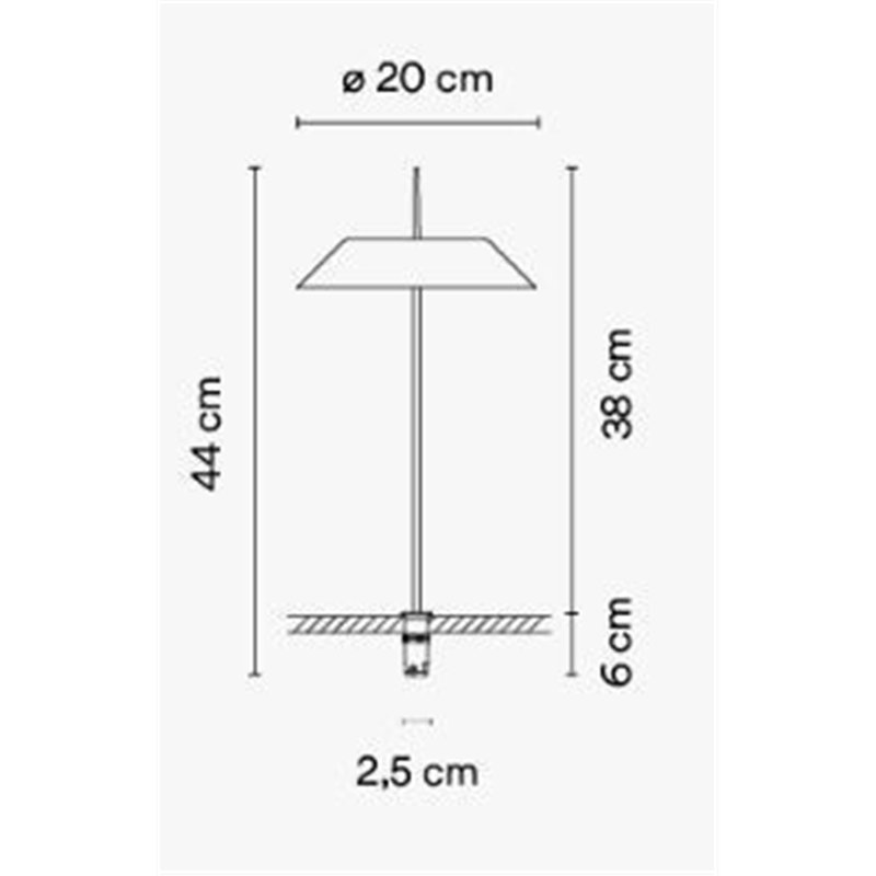 Vibia Mayfair Mini - 5497 table lamp