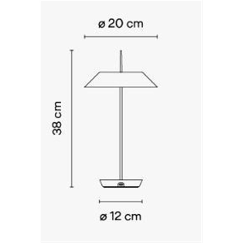 Vibia Mayfair Mini Portable - 5495 table lamp