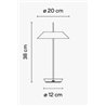 Vibia Mayfair Mini Portable - 5495 table lamp