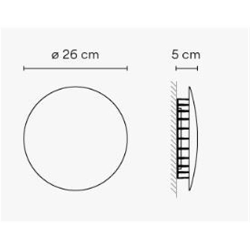 Vibia Meridiano 5 - 4720 wall lamp
