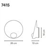 Vibia Musa 14 wall lamp