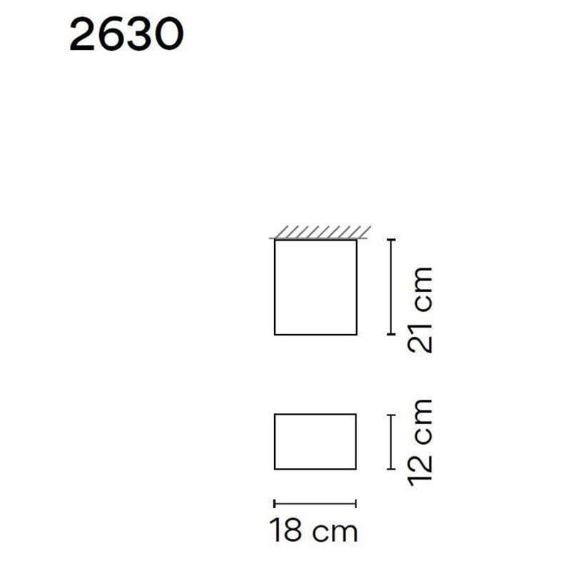 Vibia Structural 1X18 ceiling lamp