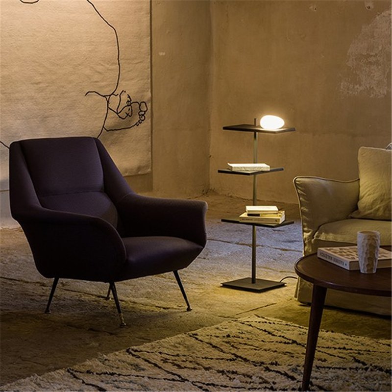 Vibia Suite 133 Glass Diffuser - 6006 floor lamp