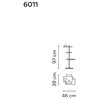 Vibia Suite 97 Glass Diffuser floor lamp