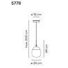 Vibia Tempo 24 suspension lamp